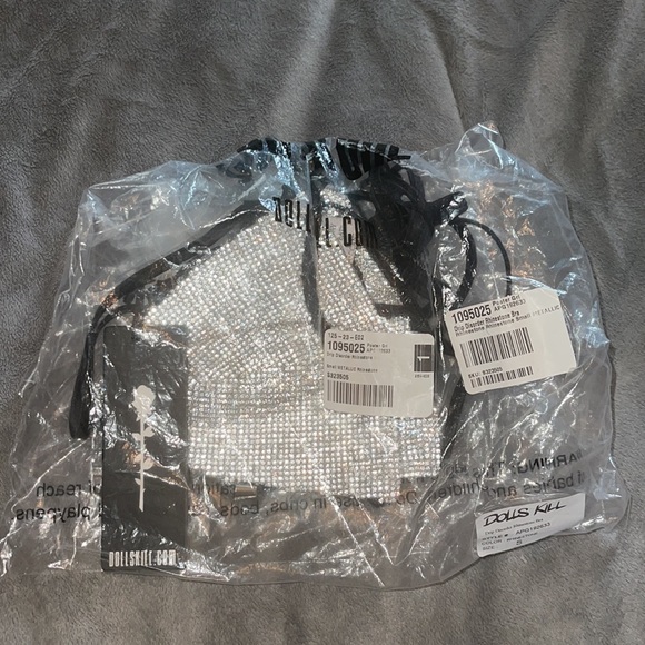 Drip Disorder Rhinestone Bra - Picture 6 of 6